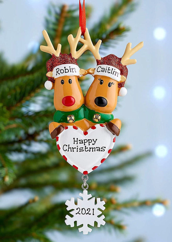 Funny Christmas Reindeer Ornament Decoration Ornament #3