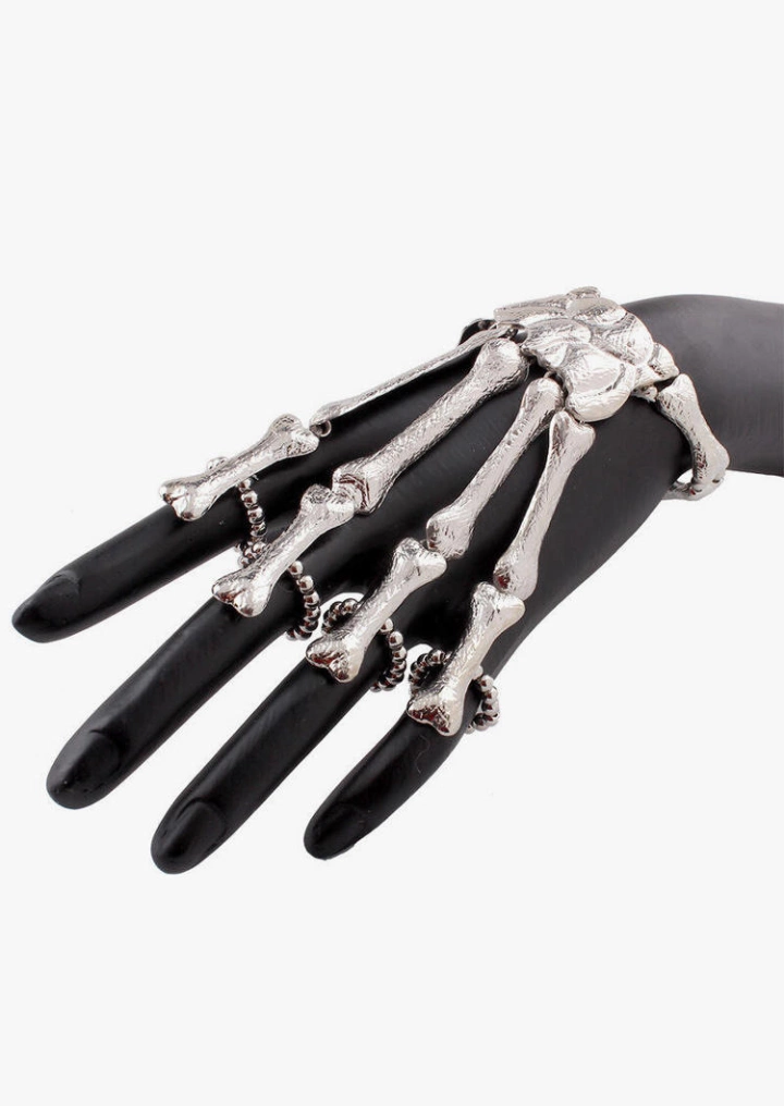 Halloween Skull Skeleton Hand Bracelet #5