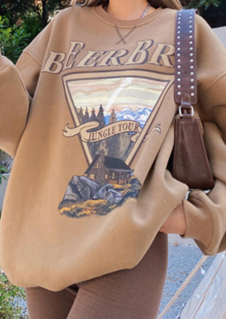 Beerbro丛林之旅运动衫-浅棕色 #1