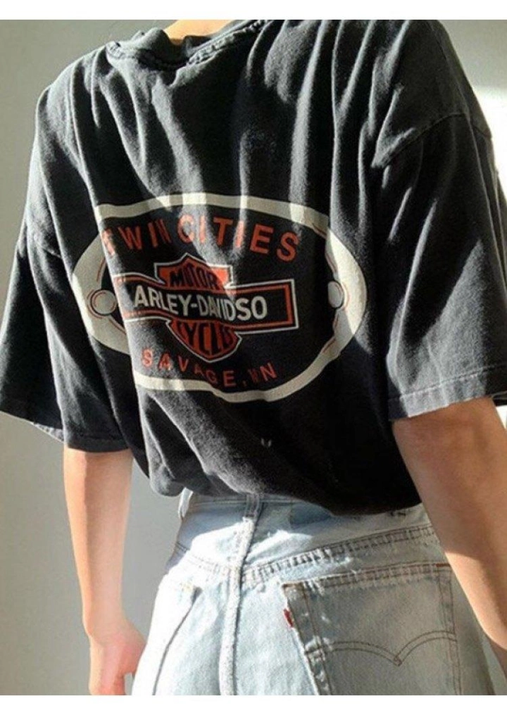 Harley Davidson T-Shirt Tee-Nero #2