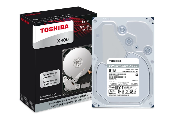 Toshiba X300 6TB Performance & Gaming Internal Hard Drive 7200 RPM SATA 6Gb/s 128 MB Cache 3.5 inch - HDWE160XZSTA #2