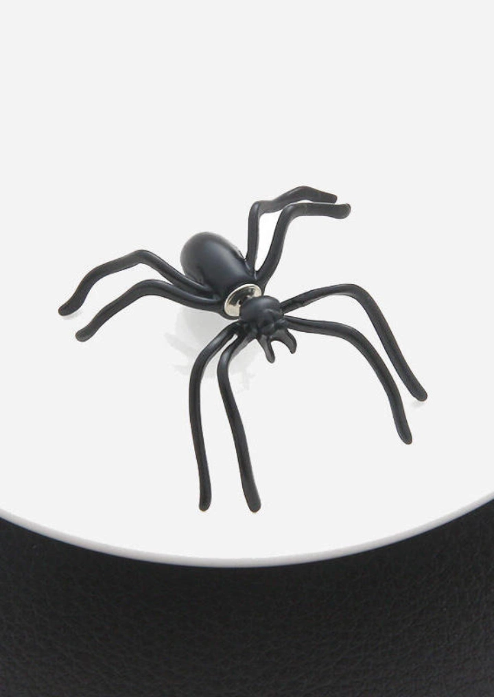 1 Pezzo Halloween Creepy Spider orecchino della vite prigioniera #9