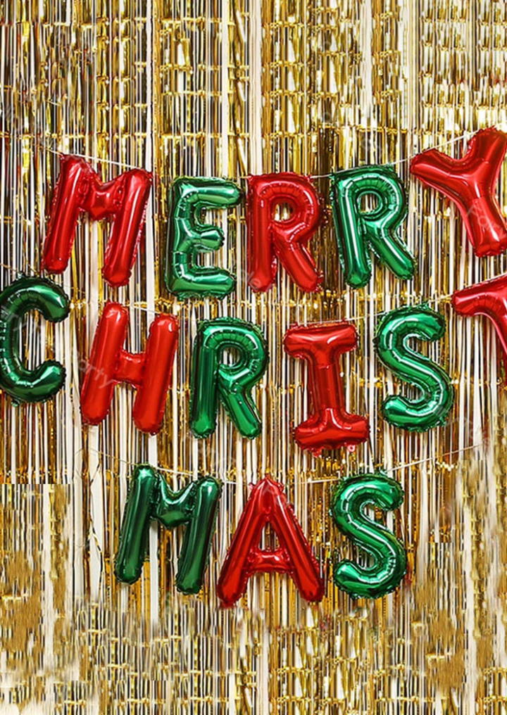 Crăciun Fericit Gonflabile Scrisoare Ornament #4