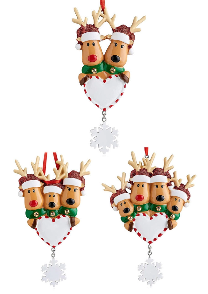 Funny Christmas Reindeer Ornament Decoration Ornament #4