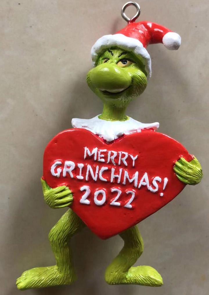 Merry Grinchmas 2022 Drzewo Kapelusz Ozdoba Ozdoba #4