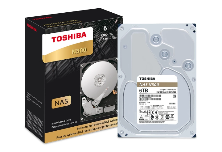 Toshiba N300 6TB NAS Internal Hard Drive 7200 RPM SATA 6Gb/s 128 MB Cahce 3.5inch - HDWN160XZSTA #2