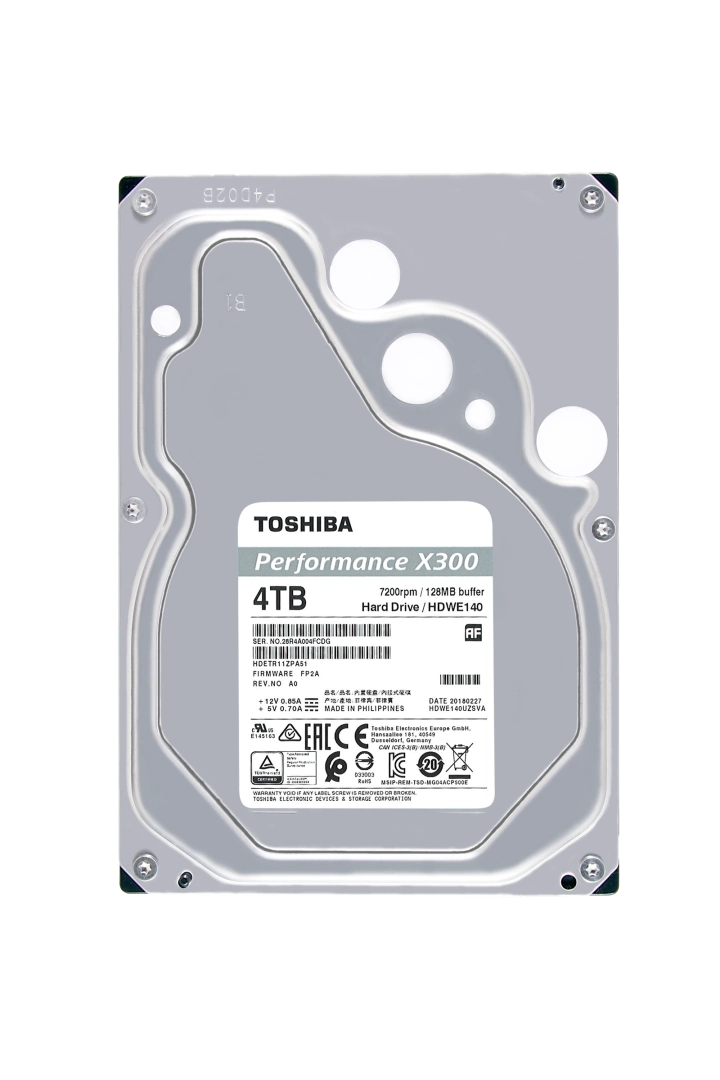 Toshiba X300 4TB Performance & Gaming Internal Hard Drive 7200 RPM SATA 6Gb/s 128 MB Cache 3.5 inch - HDWE140XZSTA #3
