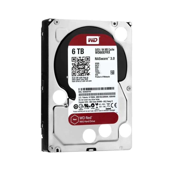 WD Red 6TB NAS Hard Disk Drive - 5400 RPM Class SATA 6Gb/s 64MB Cache 3.5 Inch - WD60EFRX #5