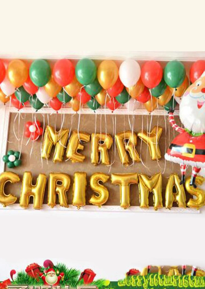 Crăciun Fericit Gonflabile Scrisoare Ornament #5